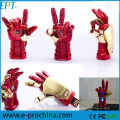 Cartoon Figure Avenger Ironman Hand LED USB Flash Drive